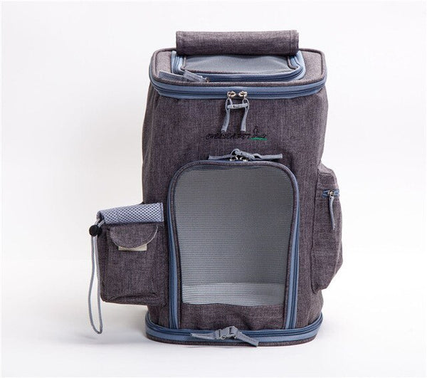 New Arrival Cat Breathable Carrier Backpack Mesh Zipper Design Dog Pet Outdoor Backpack High Quality Small Pet Cat Handbag