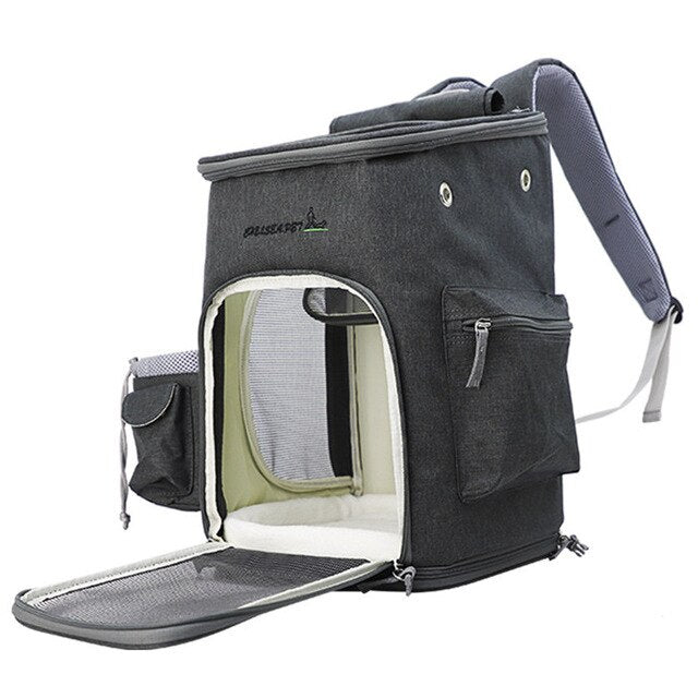 New Arrival Cat Breathable Carrier Backpack Mesh Zipper Design Dog Pet Outdoor Backpack High Quality Small Pet Cat Handbag