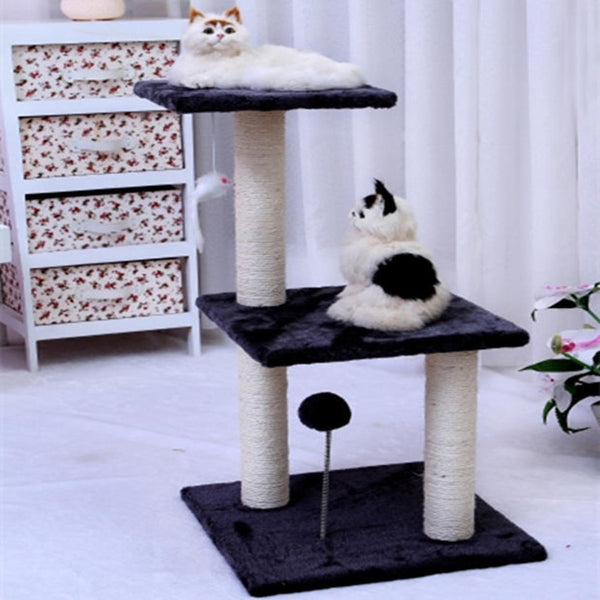 Cat House Bed Indoor Climbing Frame Sisal Scratch Tree Stand Climbing Pet House Luxury Furniture Games Pets Products 70Z1560
