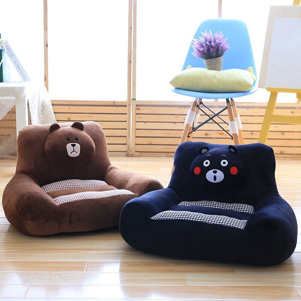 Creative cartoon children's small toy stuffed toys cushion pillow bear dog cat toys