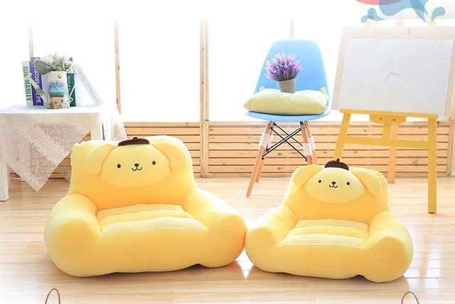 Creative cartoon children's small toy stuffed toys cushion pillow bear dog cat toys