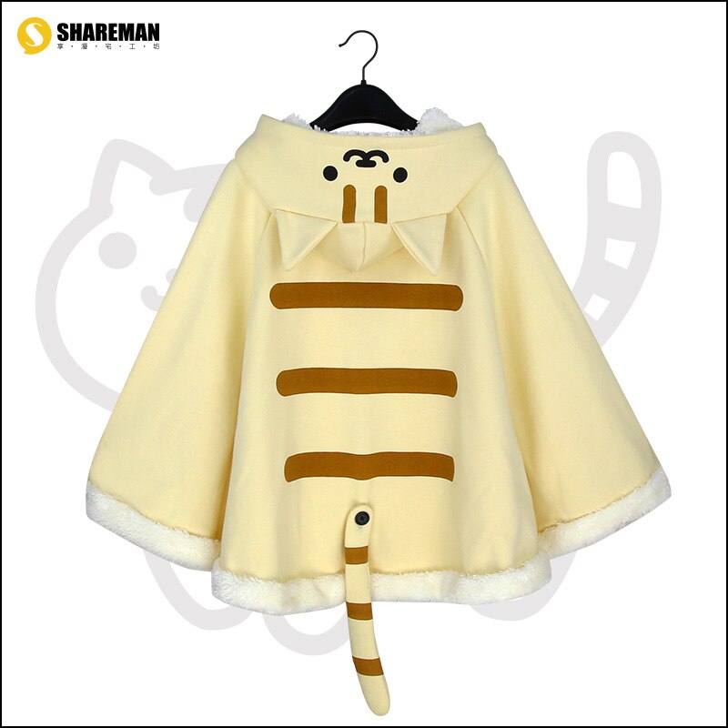 Nekoatsume Lolita Sweety Cat Fleece Cosplay Hoody Free Shipping