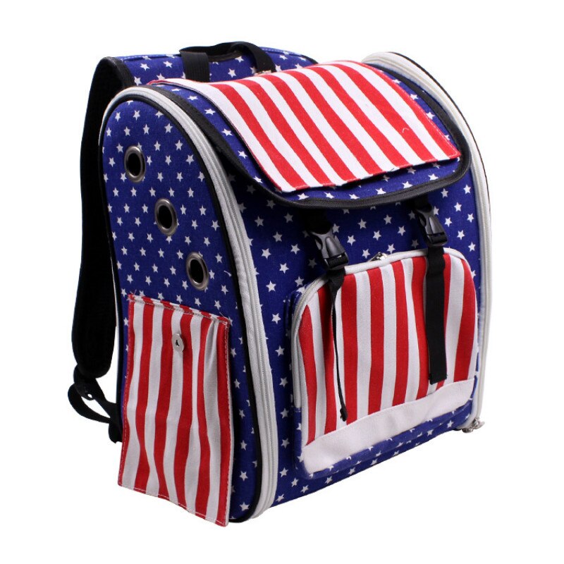 Pet Cat Puppies Animals Dogs Backpacks Straps Front Grid Puppy Travel Bags Shoulder Bags Pets Space Supplies Accessories