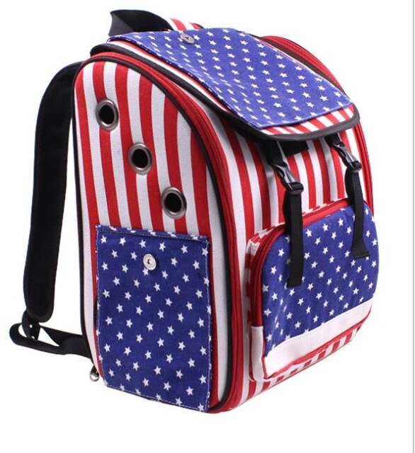 Pet Cat Puppies Animals Dogs Backpacks Straps Front Grid Puppy Travel Bags Shoulder Bags Pets Space Supplies Accessories