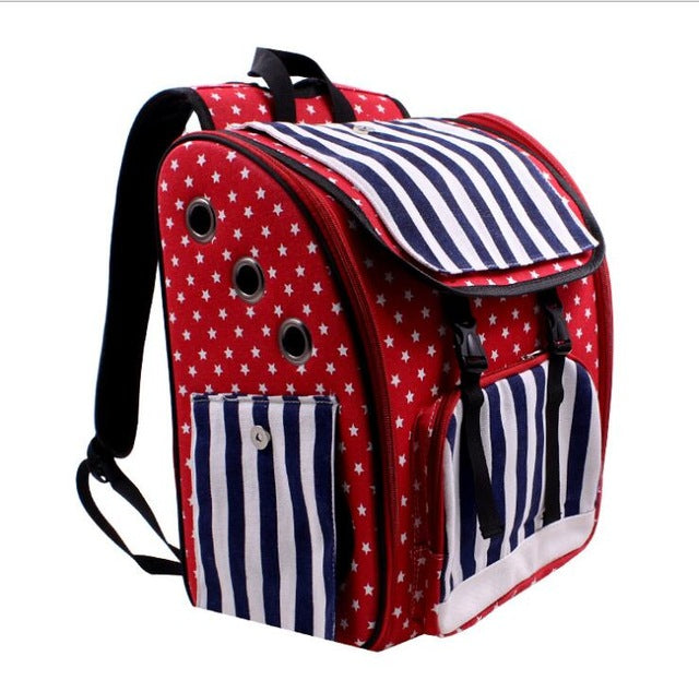 Pet Cat Puppies Animals Dogs Backpacks Straps Front Grid Puppy Travel Bags Shoulder Bags Pets Space Supplies Accessories