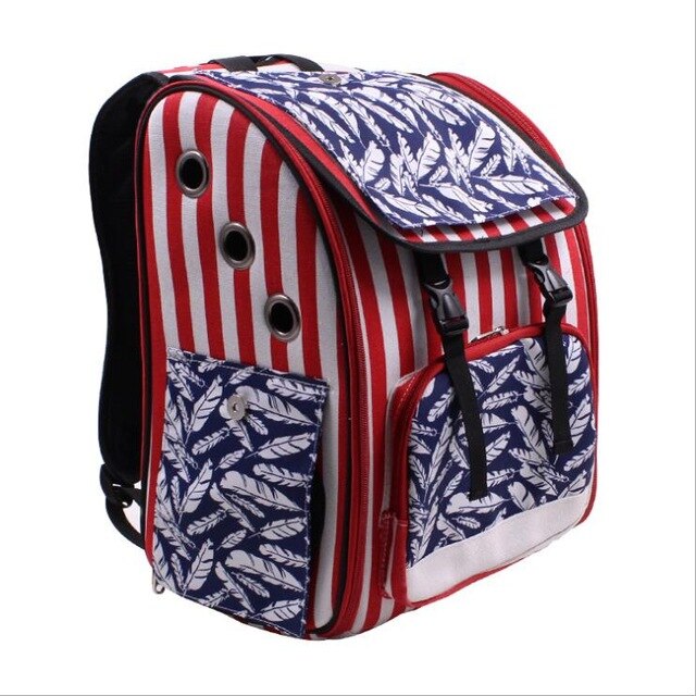 Pet Cat Puppies Animals Dogs Backpacks Straps Front Grid Puppy Travel Bags Shoulder Bags Pets Space Supplies Accessories